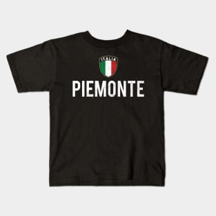 Piemonte Pride Piedmontan Roots Piemontese Heritage Kids T-Shirt